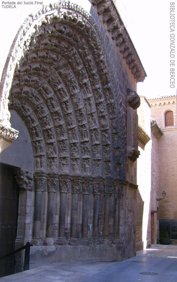 Portada del Juicio Final de la Catedral de SANTA MARA de Tudela [Navarra] (Fotografa de C.Page)